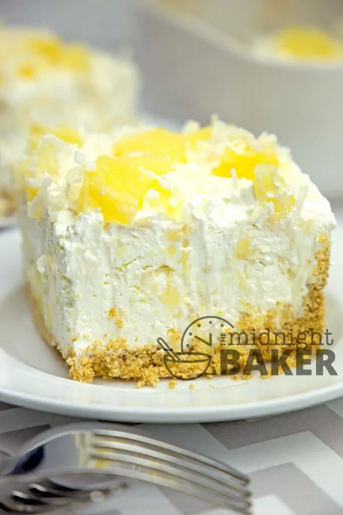 no bake pineapple cream dessert o