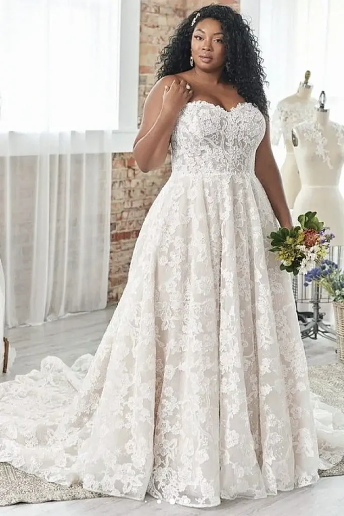 plus size wedding dress 30