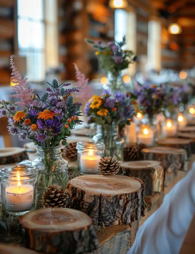 rustic wedding decor 2