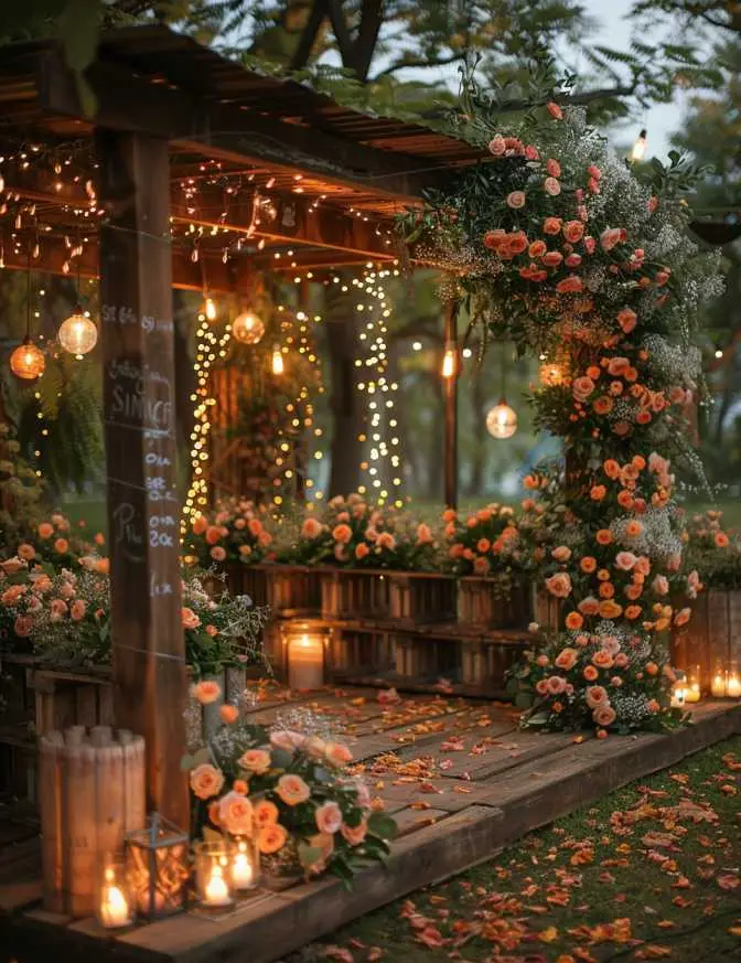 rustic wedding decor