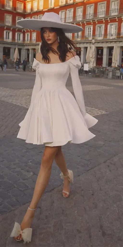 short wedding dress 16