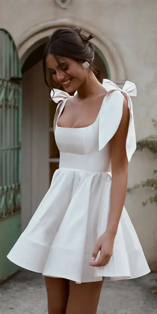 short wedding dress 17