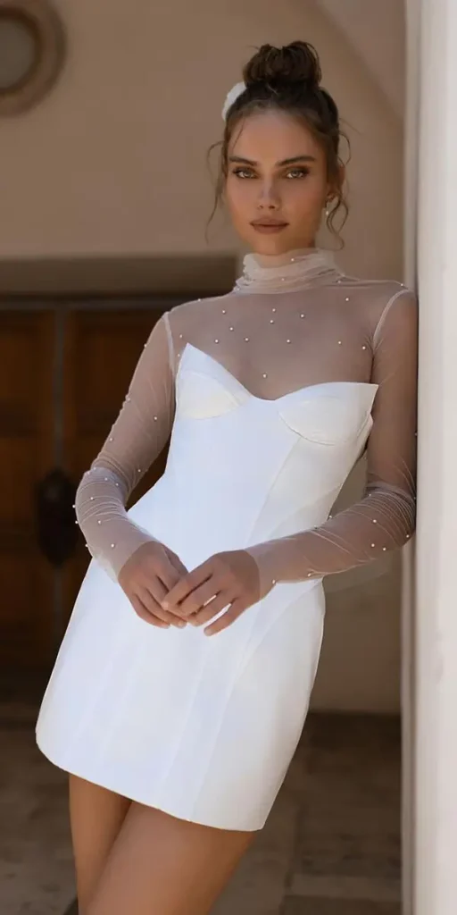 short wedding dress 24