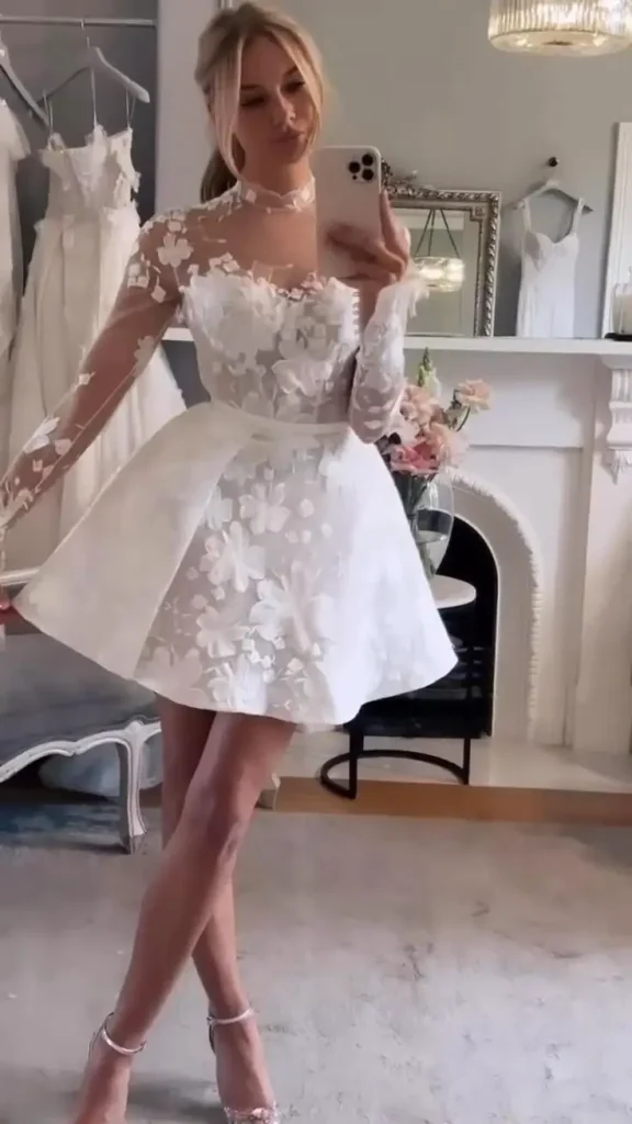 short wedding dress 34