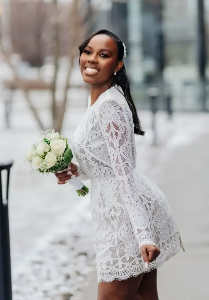 short wedding dress 42