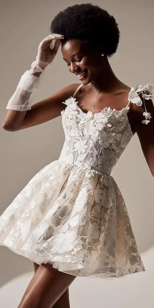 short wedding dress