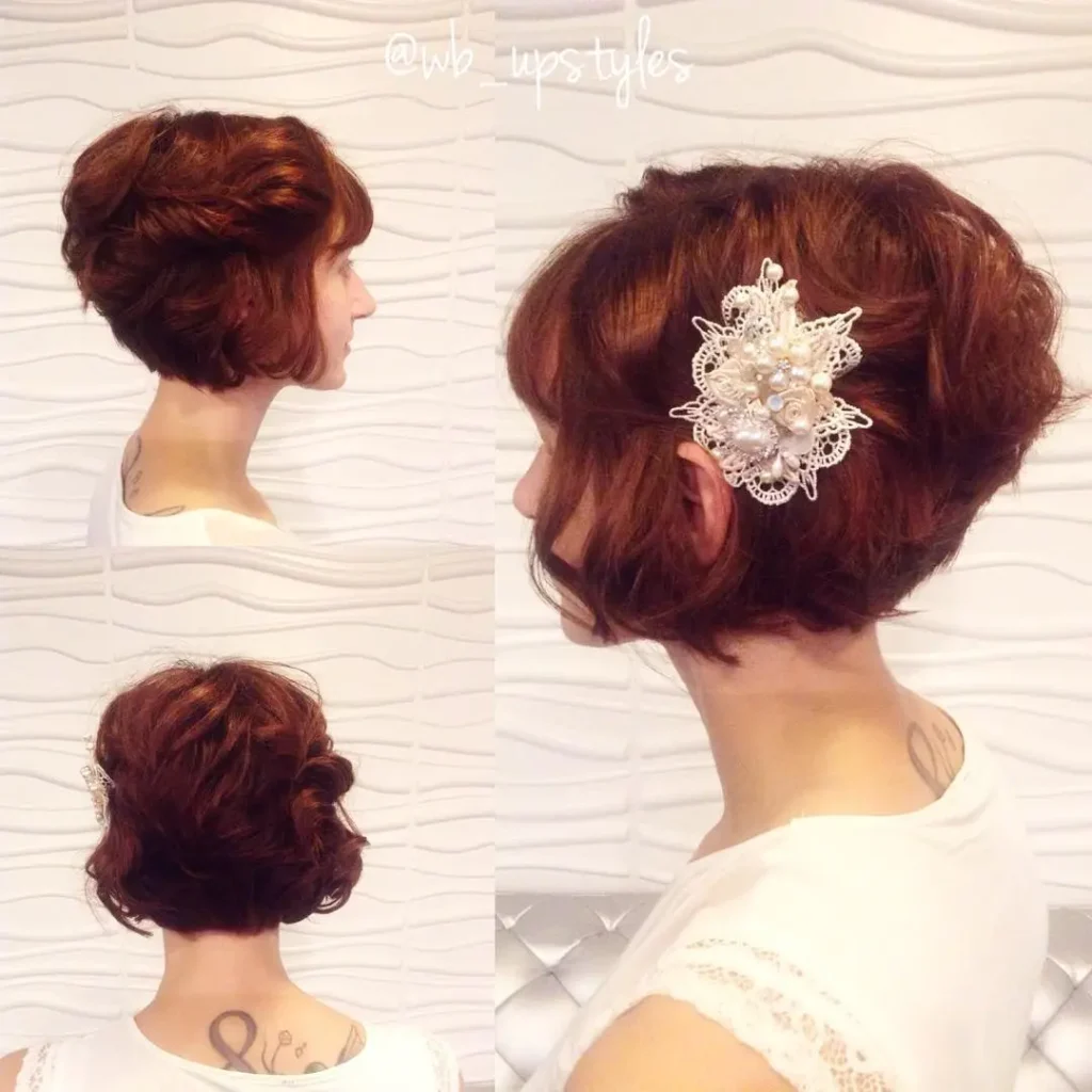 short wedding hair 14