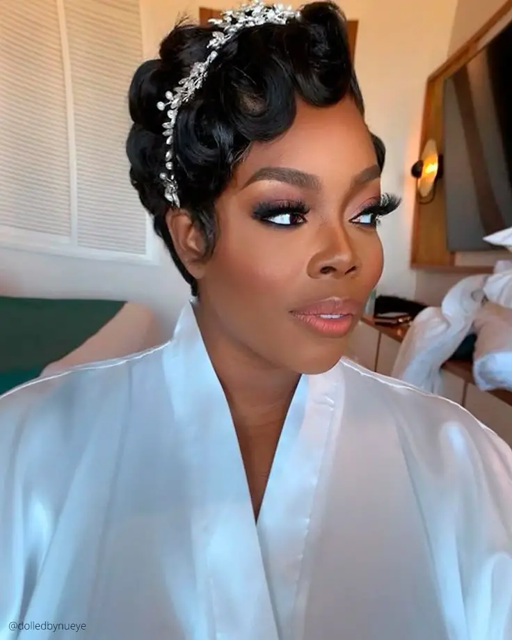 short wedding hair 35