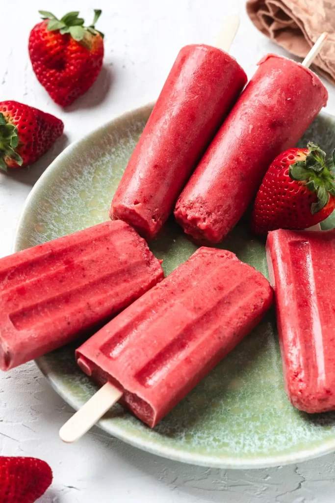 strawberry popsicles hero