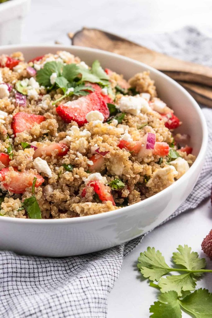 strawberry quinoa salad