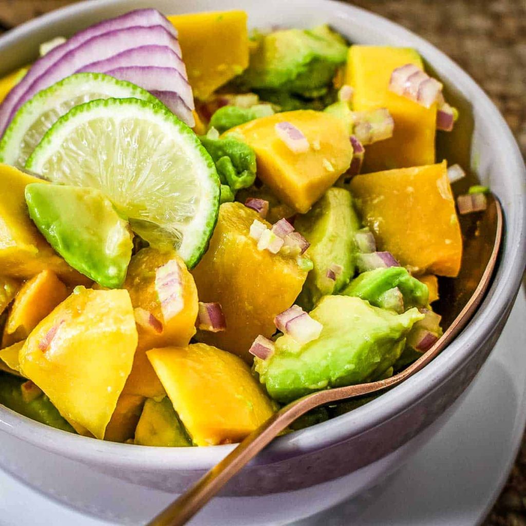 summer mango salad