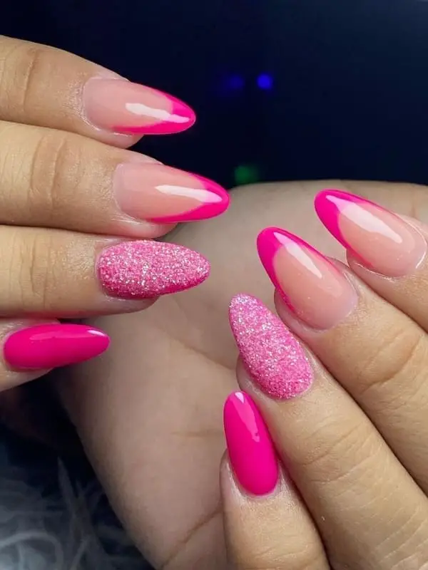 summer pink nails 20