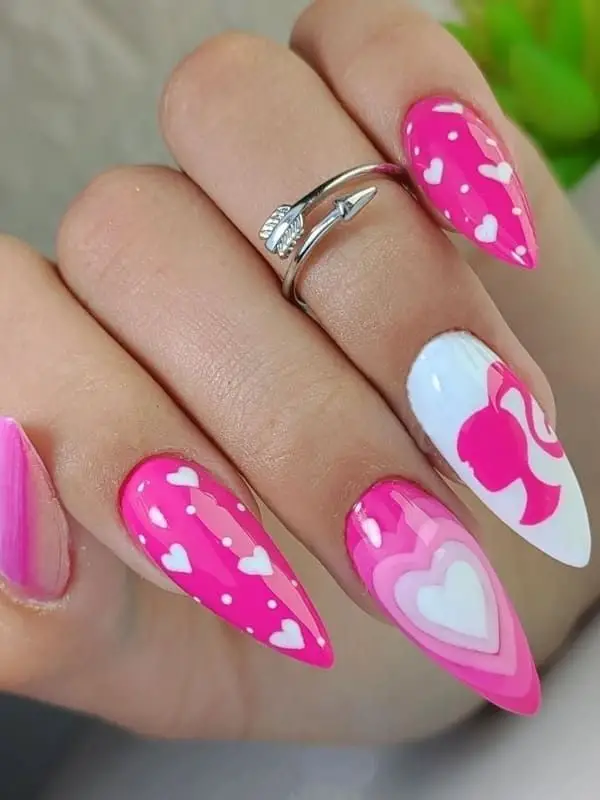 summer pink nails 22