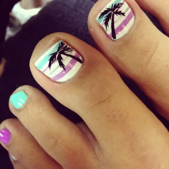 summer toe nails 9