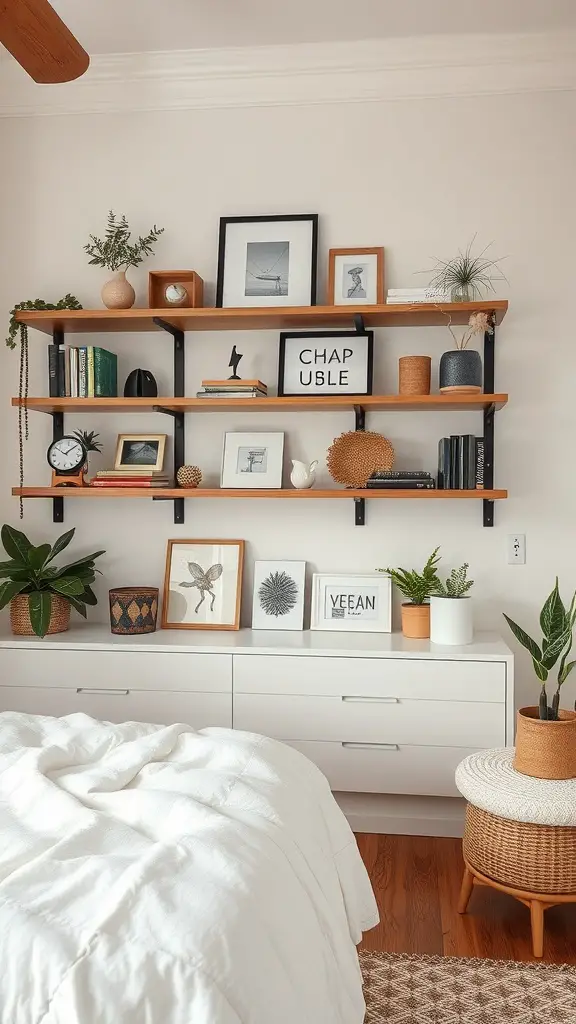 utilizing open shelving