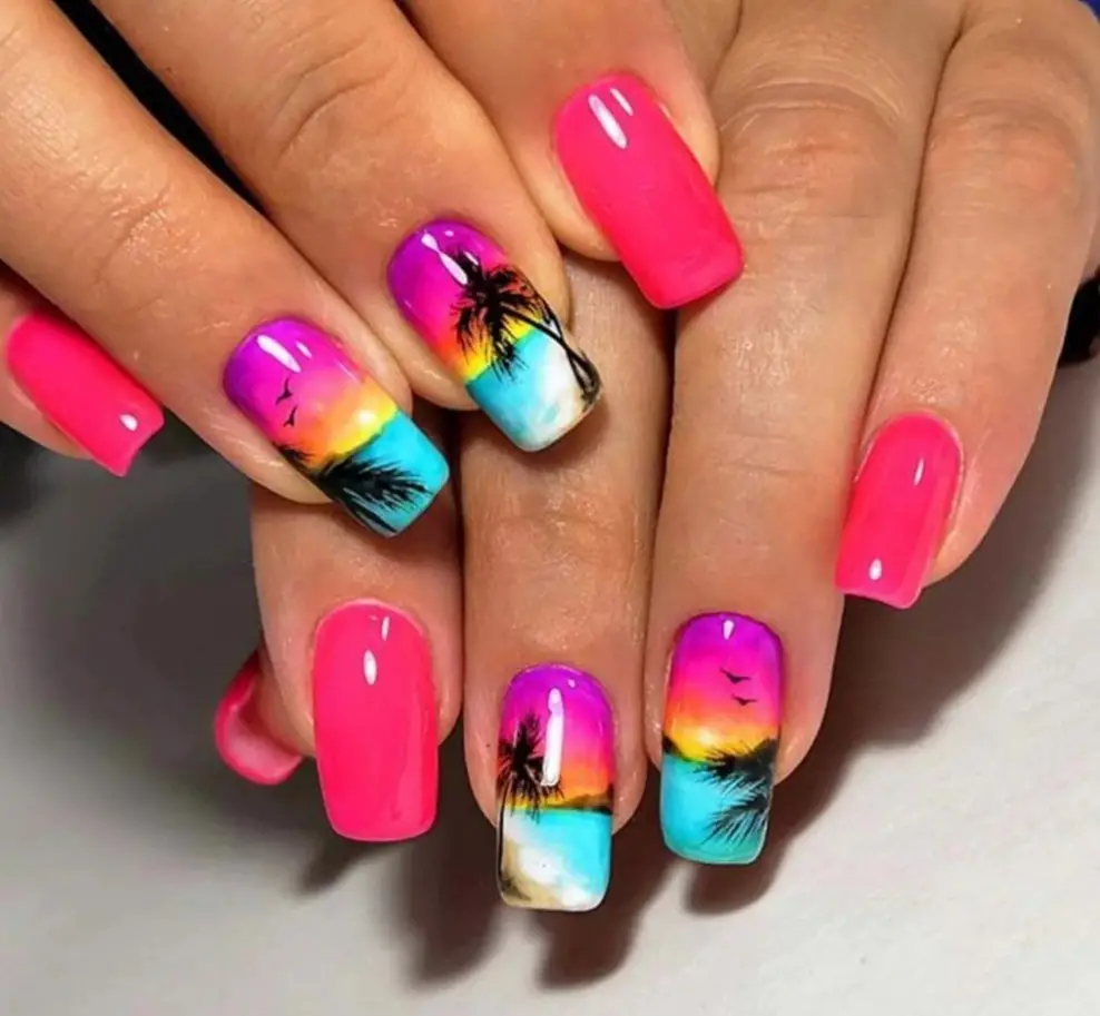 vacation nails 9