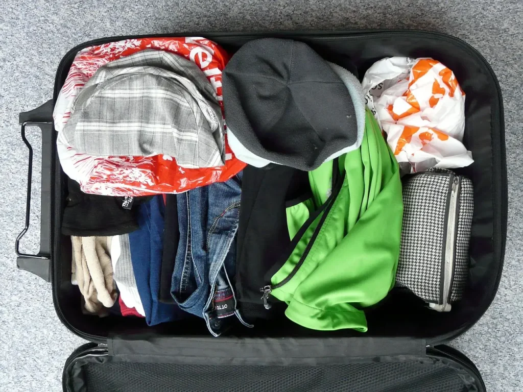Vacation packing list