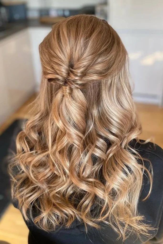 wedding guest hair