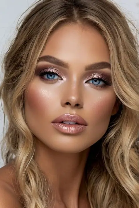 wedding makeup for blue eyes 10