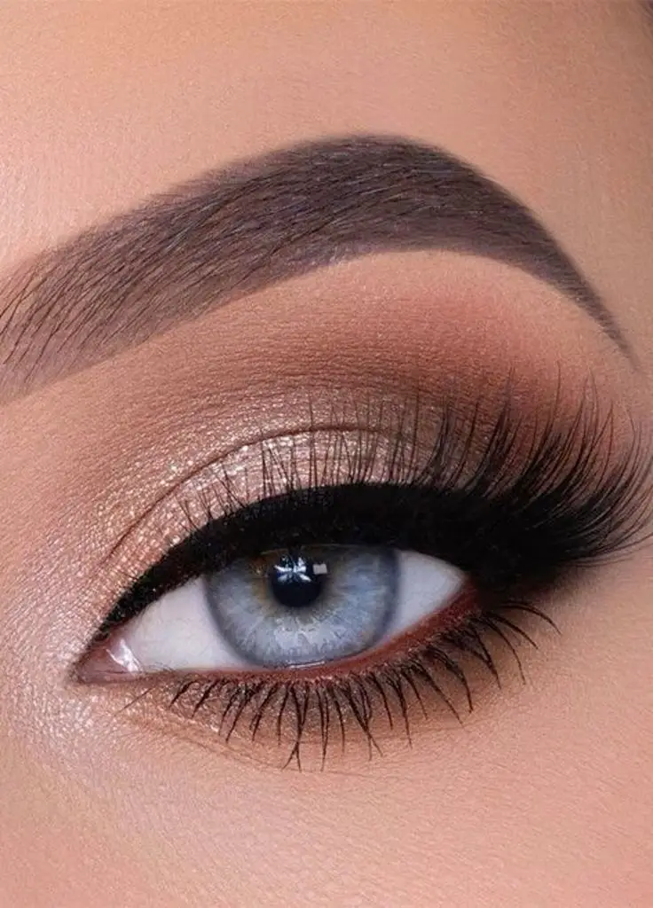 wedding makeup for blue eyes 13