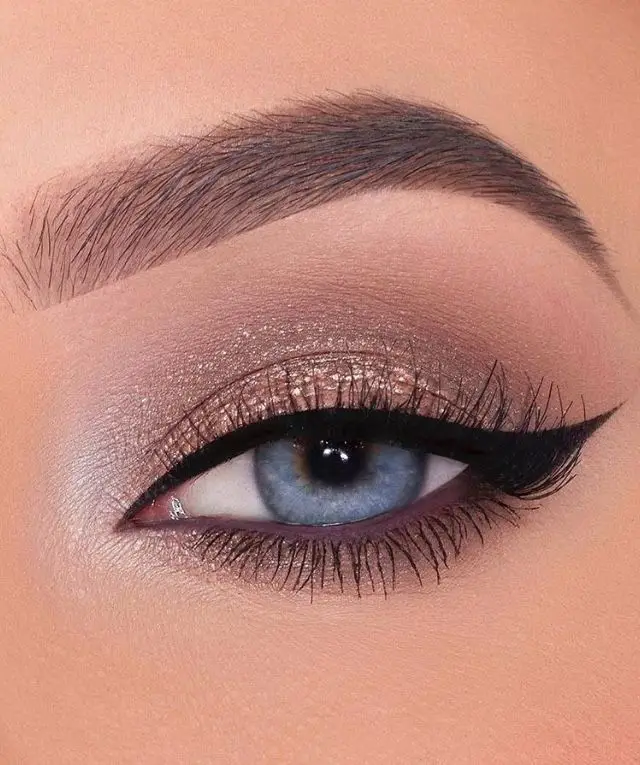 wedding makeup for blue eyes 16