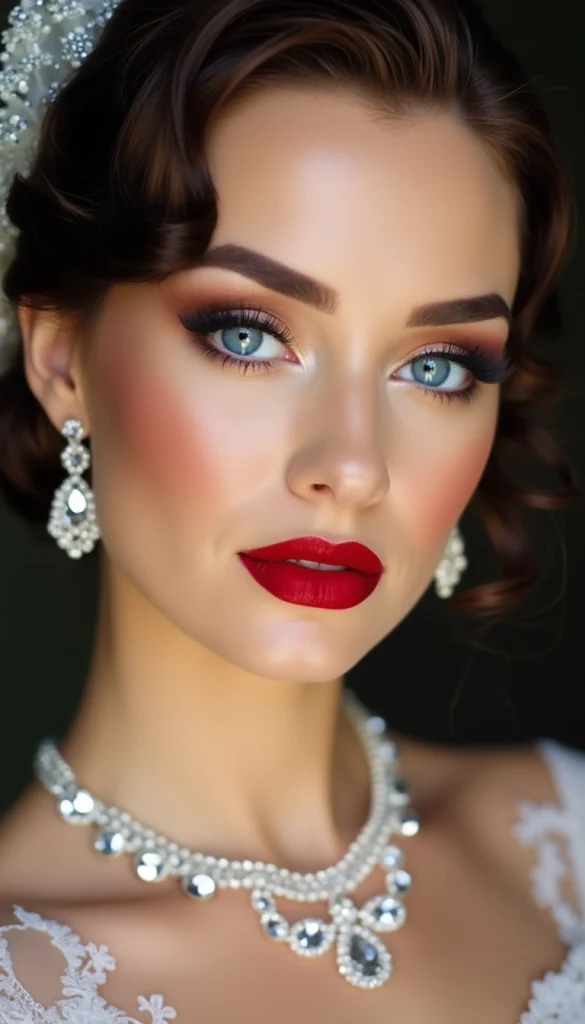 wedding makeup for blue eyes 4