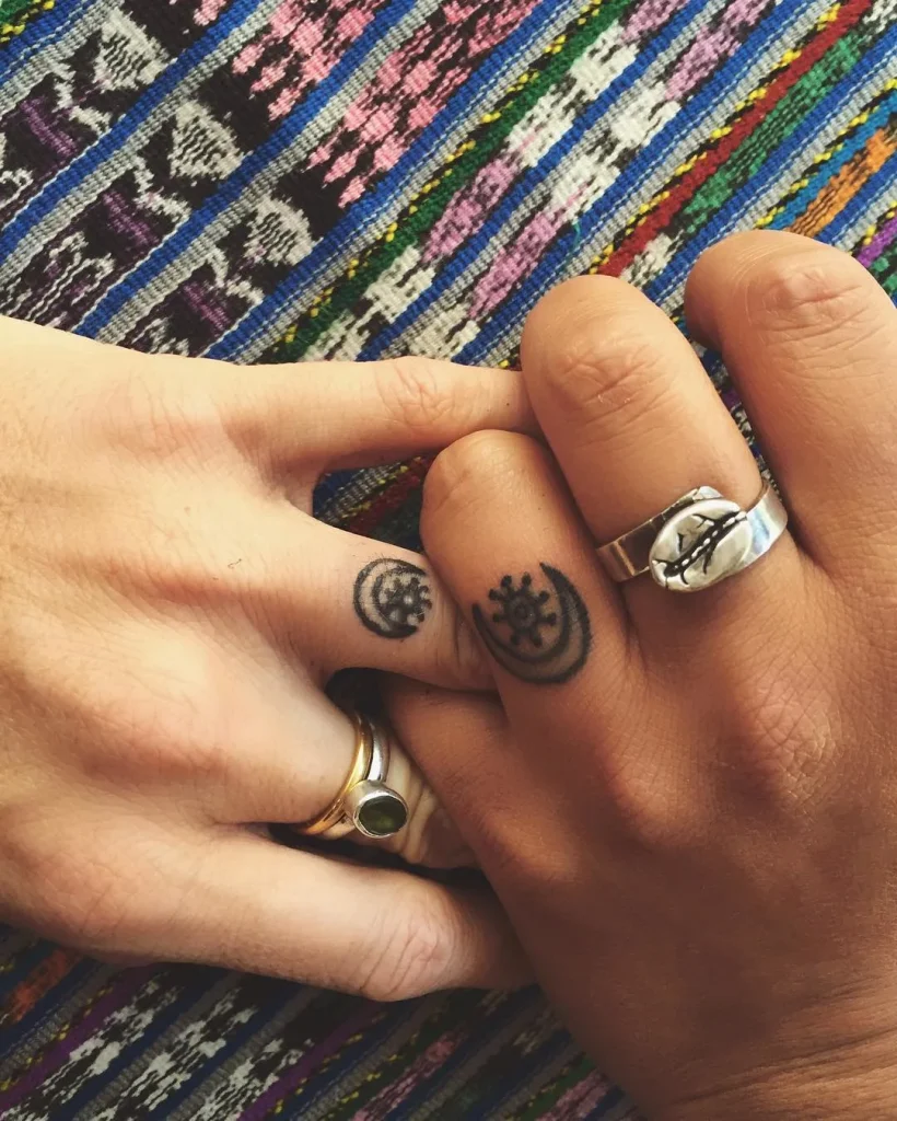 wedding ring tattoo 10