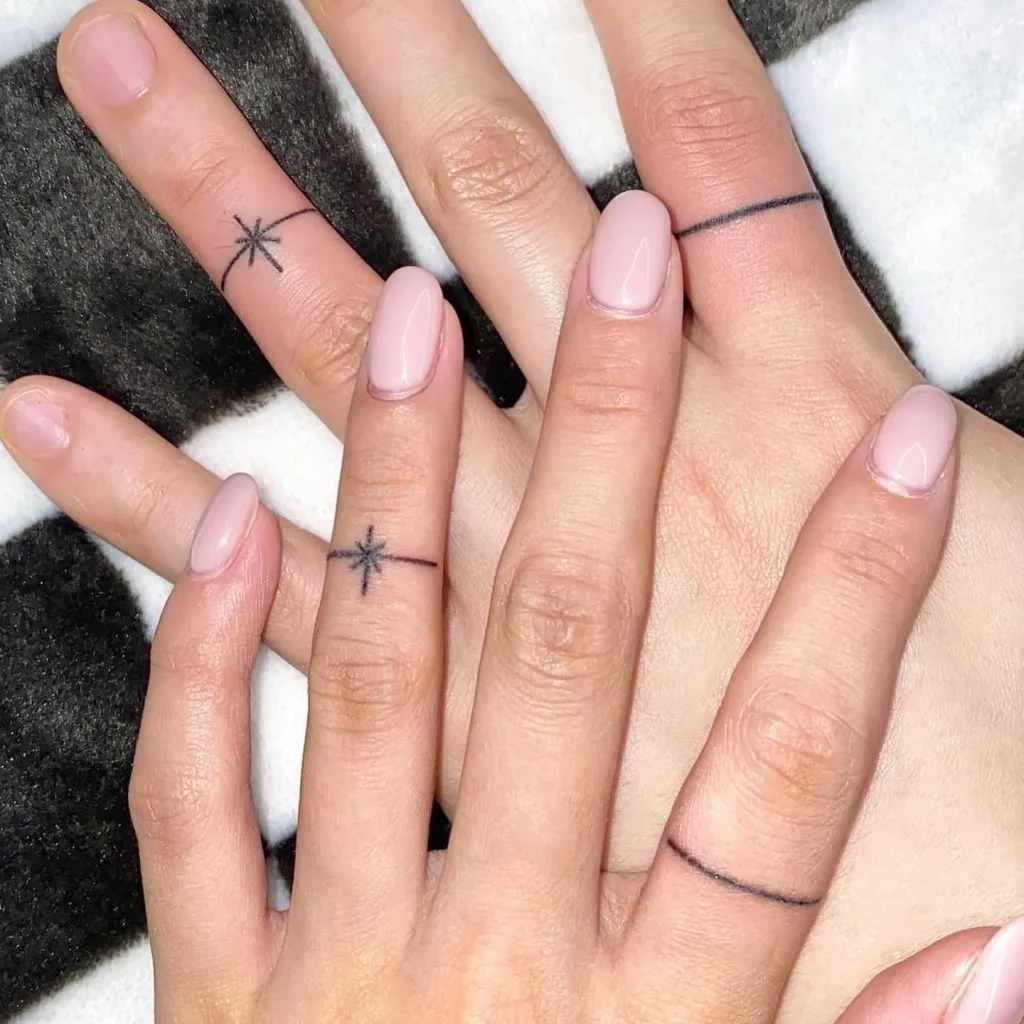 wedding ring tattoo 12