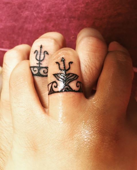 wedding ring tattoo 17