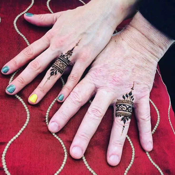 wedding ring tattoo 32