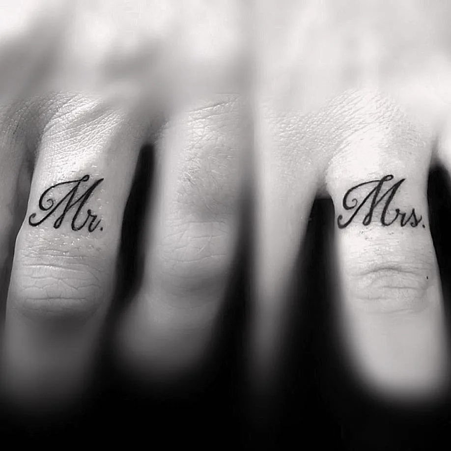 wedding ring tattoo 6