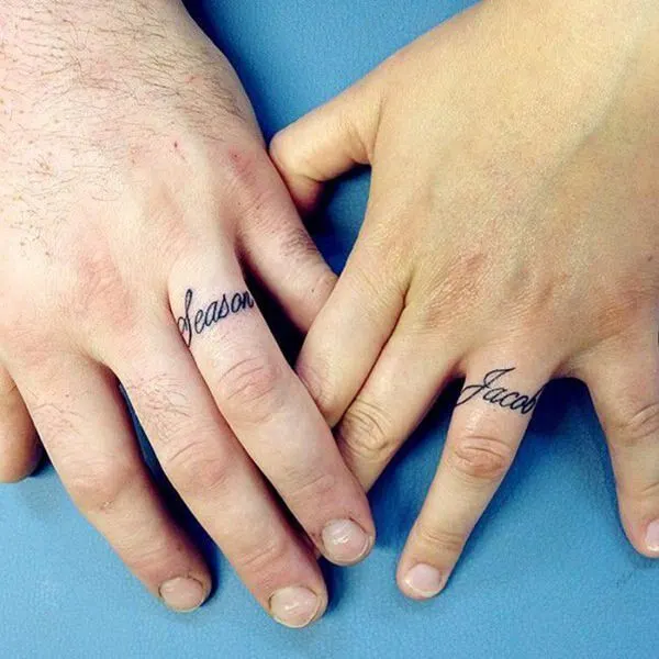 wedding ring tattoo