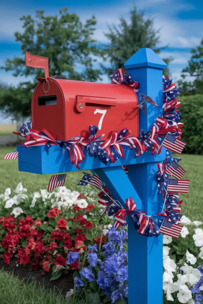 11. 4th of July mailbox decorating ideas