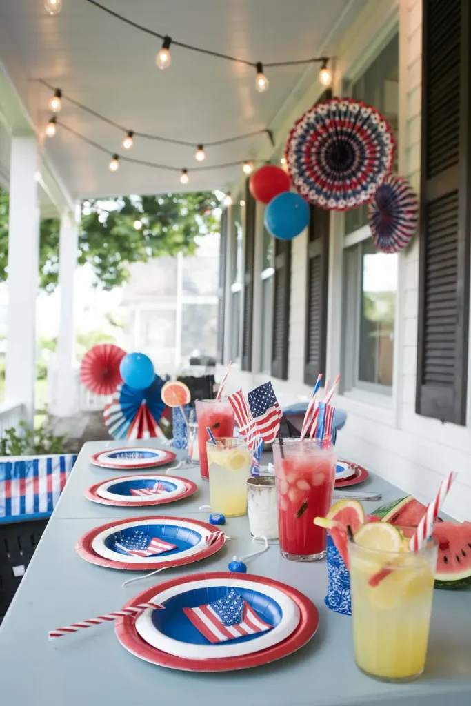 9. Patriotic party decor