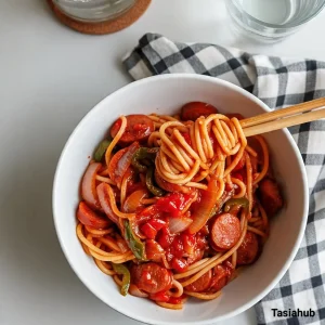 A bowl of Haitian spaghetti