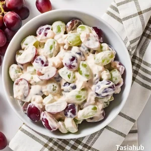 Creamy grape salad