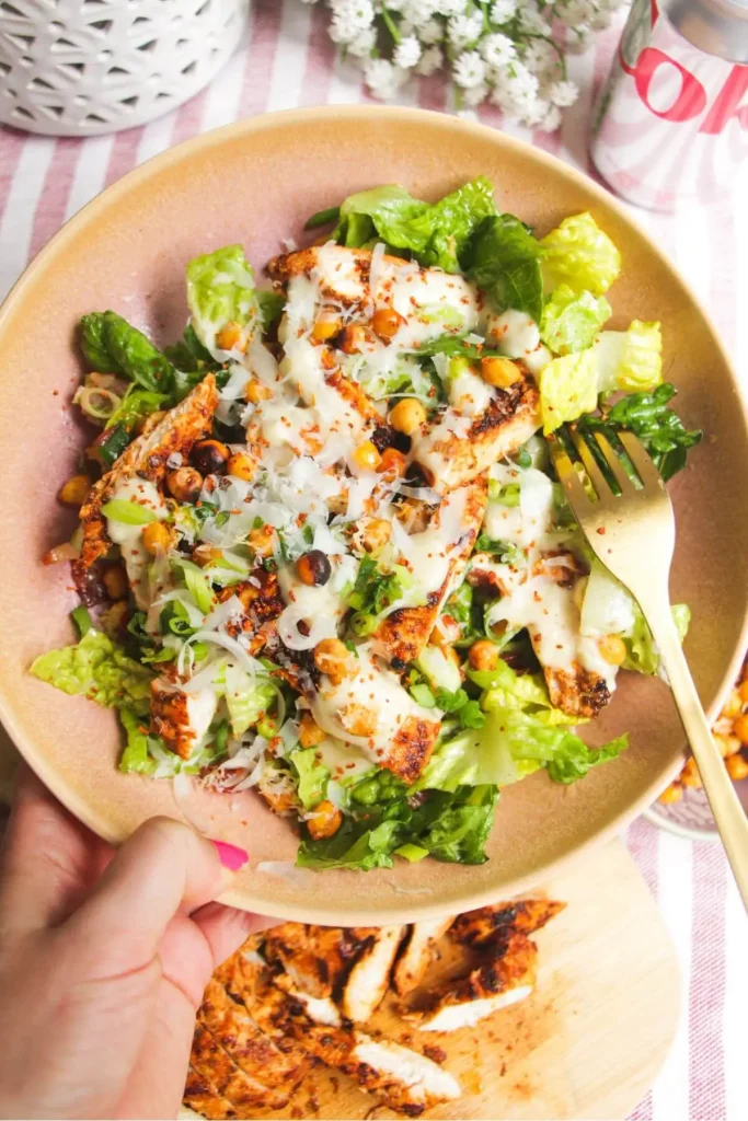 Chicken Caesar salad