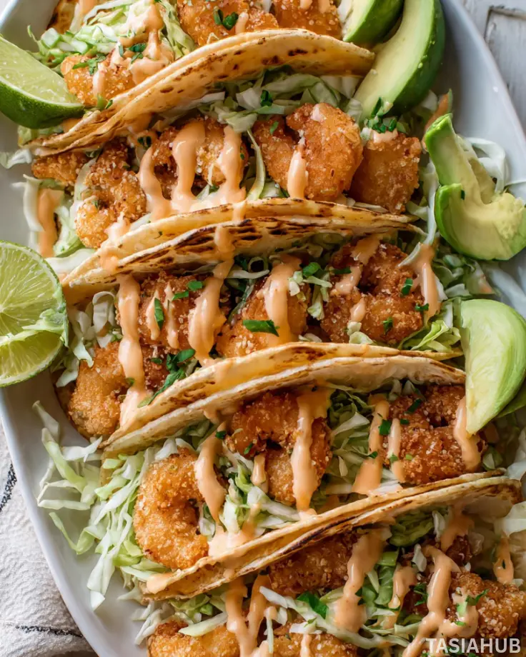 Bang bang shrimp tacos