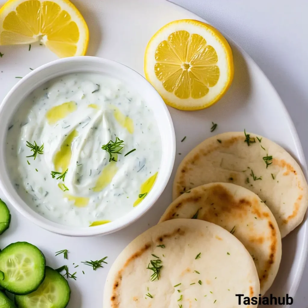 Homemade tzatziki sauce