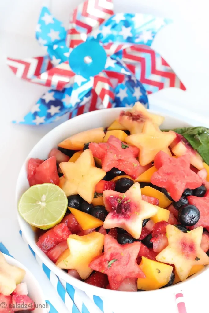 Red White and Blue Fruit Salad 15