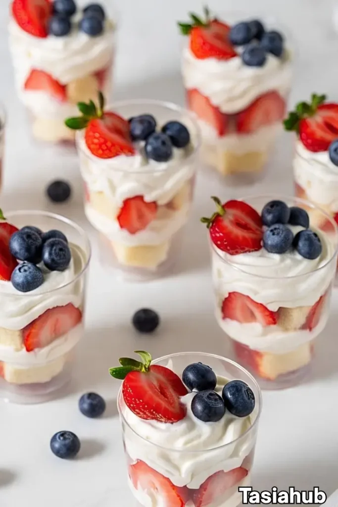 berry trifle cups