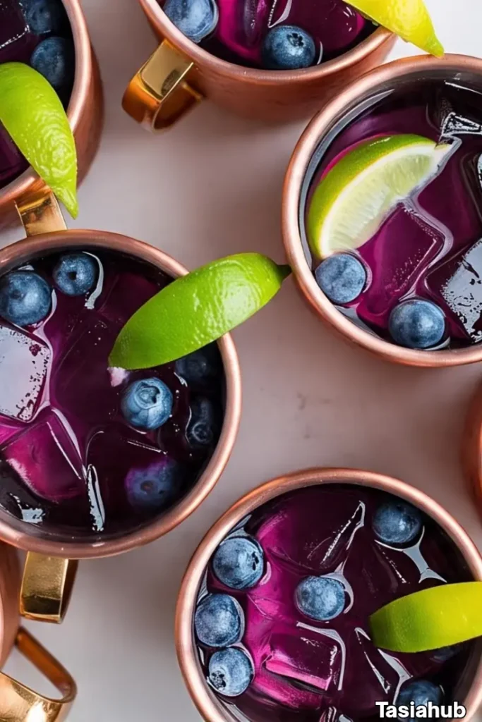 blueberry Moscow mule