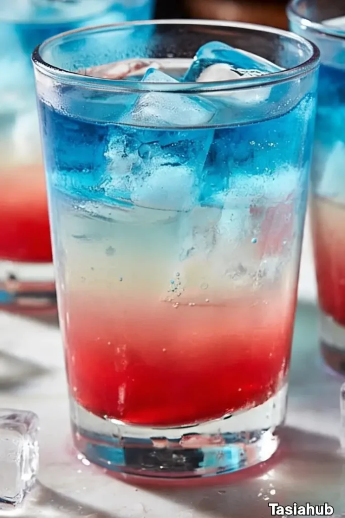 firecracker layered drink