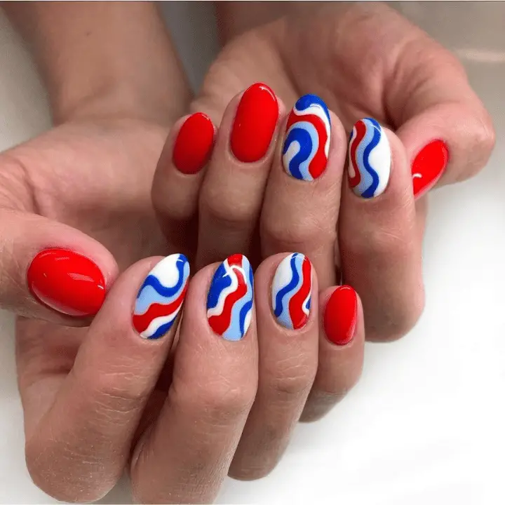 fourth of july nails 1