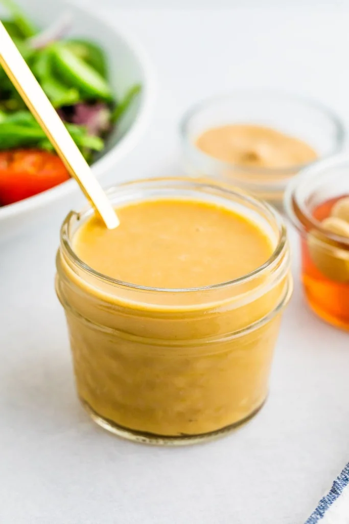 honey mustard dressing mason jar