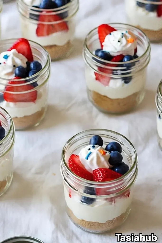 no bake cheesecake jars