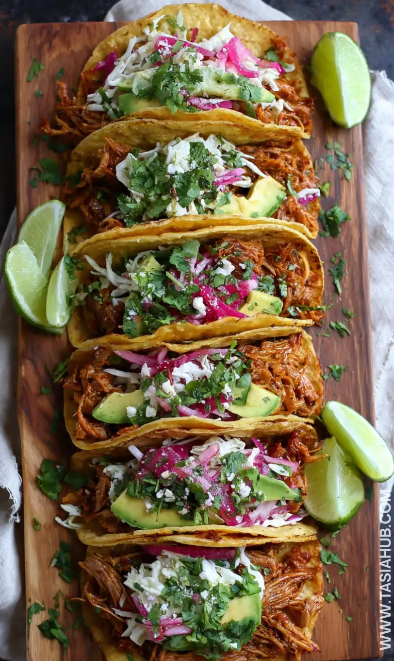 slow cooker pulled pork tacos