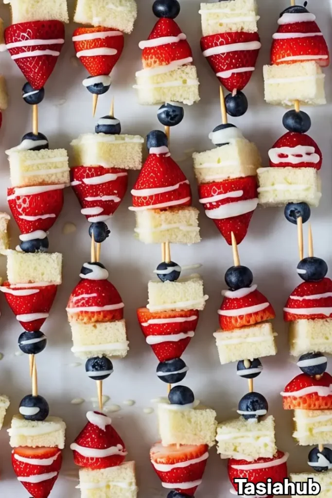 strawberry shortcake kabobs