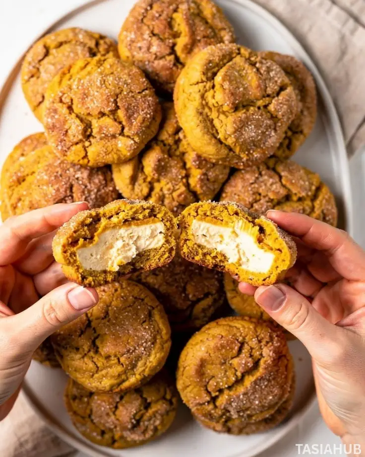 Pumpkin Cheesecake Cookies