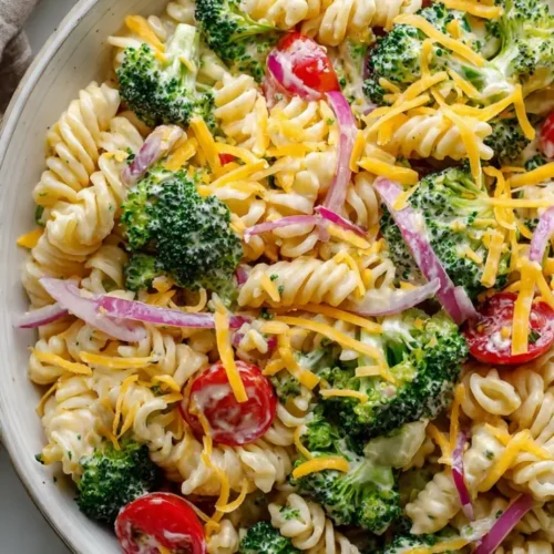 Broccoli Pasta Salad bowl